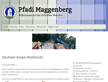 Tablet Screenshot of pfadimaggenberg.ch